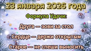 Народные приметы на 23 января 2026 года