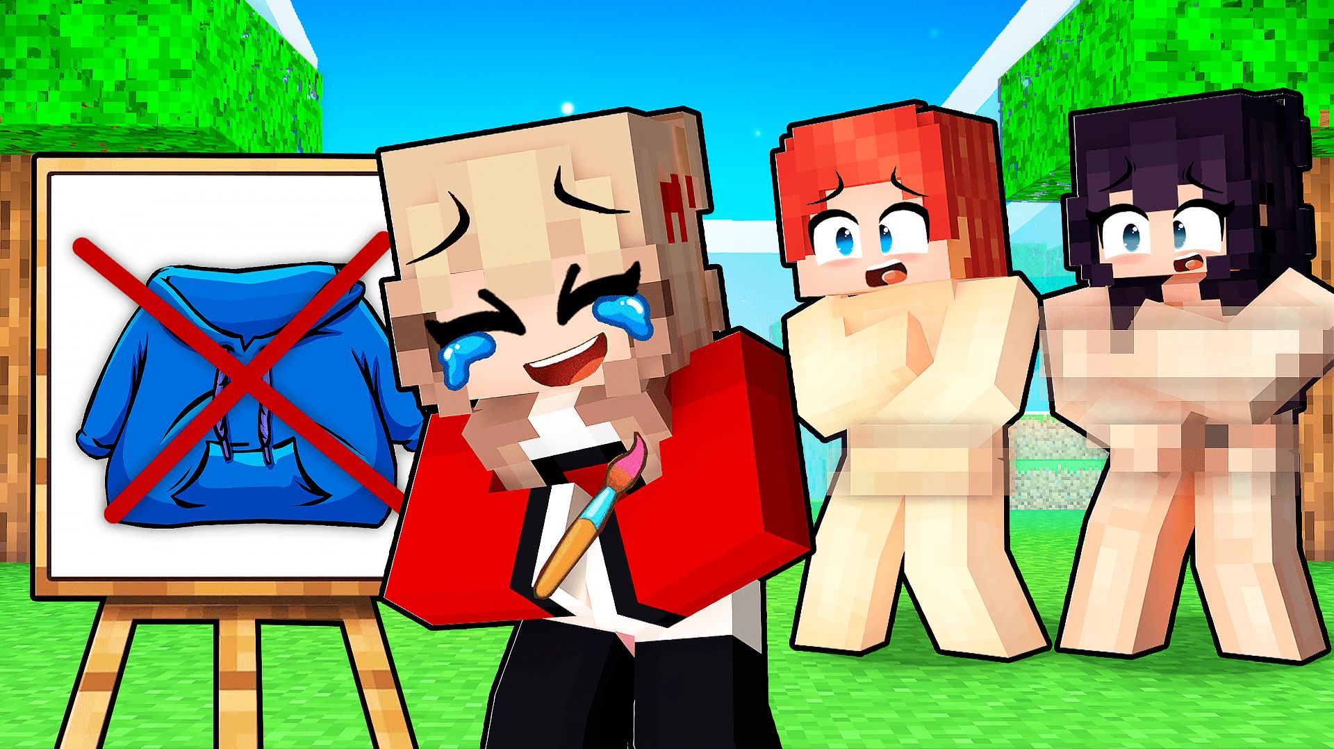 ВСЕ, ЧТО Я РИСУЮ, становится РЕАЛЬНЫМ в Майнкрафте! смотреть онлайн