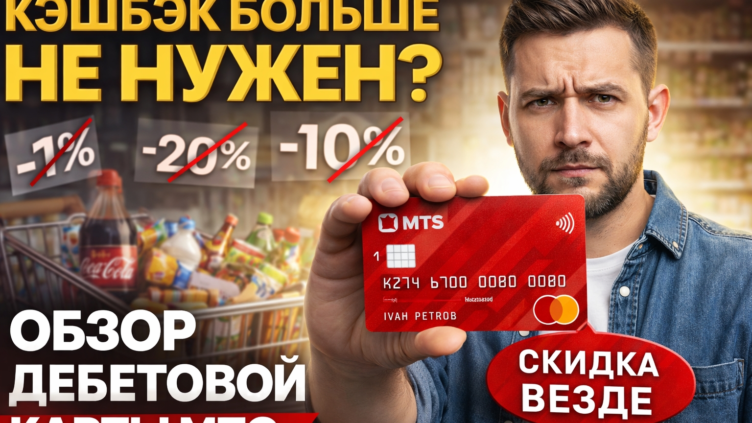 Кэшбэк больше не нужен? 😱 Обзор дебетовой карты, которая выгоднее смотреть онлайн
