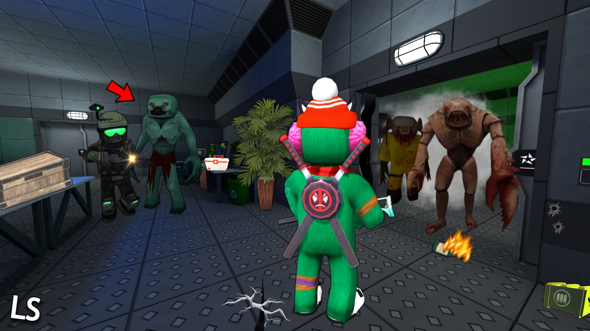 БЕГУ ОТ МОНСТРОВ И ОБОРОНЯЮСЬ В ОПАСНОЙ ЛАБОРАТОРИИ УГАР! #кубум #kuboom смотреть онлайн