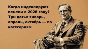 Когда индексируют пенсии в 2026 году