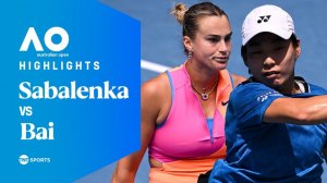 21.01.2026 | ОБЗОР ИГРЫ | Арина Соболенко - Чжосюань Бай | 2-й круг | AO 2026 | Highlights