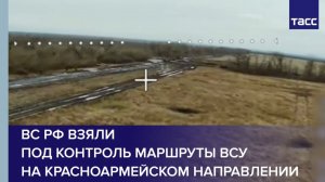 ВС РФ взяли под контроль маршруты ВСУ на красноармейском направлении