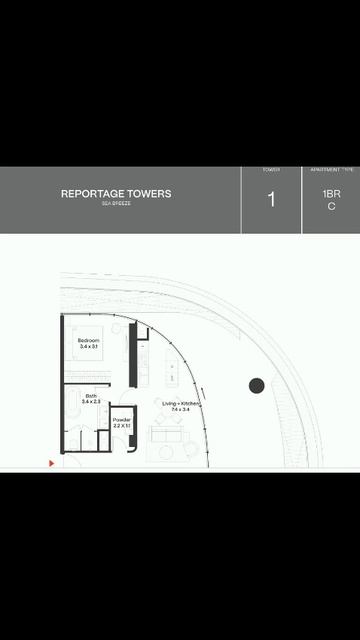 Квартира с видом на море в Reportage Heights Sea Breeze Баку    994 55 868 86 86