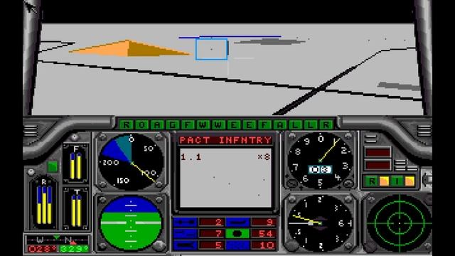 Gunship (1989) [Amiga 500] Middle East & Western Europe Missions - Часть 3 из 4 смотреть онлайн
