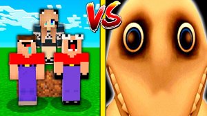 2 НУБА И ДЕВУШКА ПРО ПРОТИВ ЧЕЛОВЕК ЗА ОКНОМ В МАЙНКРАФТ