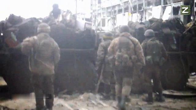 Оборона донецкого аэропорта ЗСУ (Украина) 2014 г (пополнения архива). смотреть онлайн