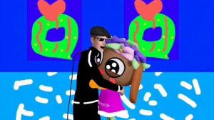 Обнялся с Доброй Бесси. (сделано нейросетью)