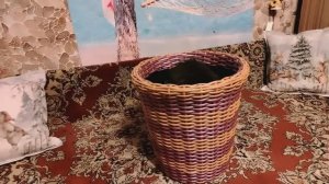 Новые корзины из ротанга от Андрея.Сею семена перцев.Внуки на юге радуются снегу.