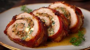 Вкуснятина нереальная! Мясной рулет! Готовлю всегда на Праздничный Стол