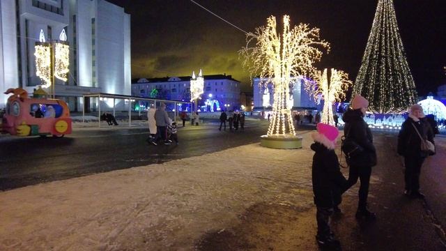 САРАНСК 2025. НОВОГОДНИЙ центр города смотреть онлайн