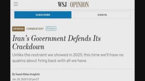 Министр иностранных дел Аббас Аракчи, 21 января 2026 года (текст в описании 1 из 2)