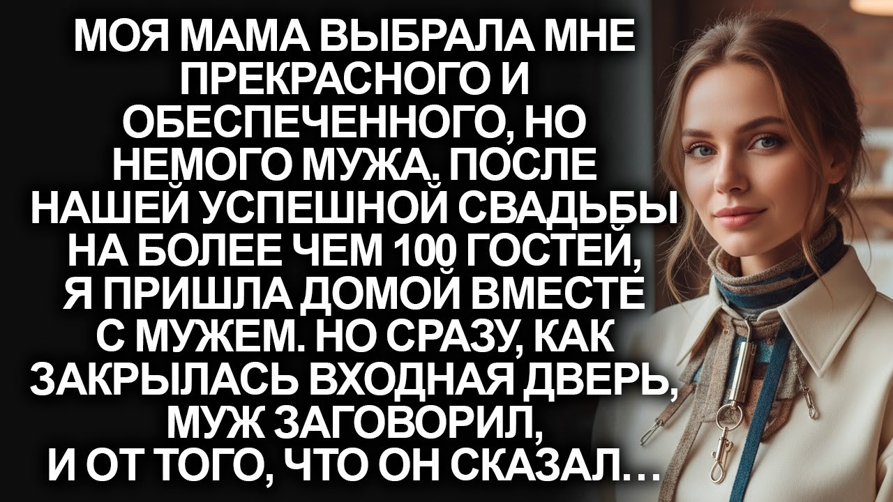 После того как я вышла замуж за немого мужа, он заговорил, когда мы пришли домой… смотреть онлайн
