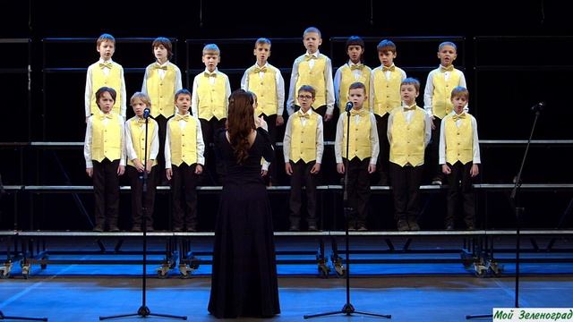 Младший хор хоровой капеллы мальчиков «Орлята» - В тишине ночной смотреть онлайн