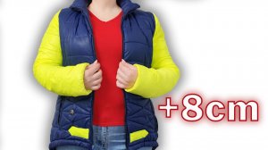 👉 Так куртку ещё не расширяли — БЕЗ ПЕРЕШИВАНИЯ