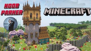 Расслабляющий лонгплей в Майнкрафте - Строительство дома в горной башне Minecraft