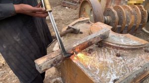 Ремонт промышленного измельчителя. Пакистан