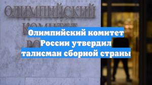 Олимпийский комитет России утвердил медведя талисманом сборной страны