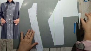 Моделирование. Платье с застежкой и отлетной частью в виде отдельного платья. Выкройка № 1937а.