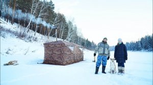 УРАЛЬСКИЕ МАЛЬДИВЫ НА ЛЬДУ | ОТЕЛЬ ТЫСЯЧА ЗВЕЗД | ЗИМНЯЯ РЫБАЛКА В ТЕПЛЕ У КАМИНА