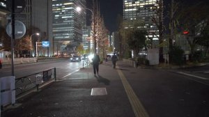 Огни Токио ночью путь от Гиндзы к Маруноути 🌆