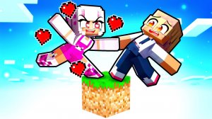 😱 Майнкрафт но Один Блок с Пикми Фанаткой