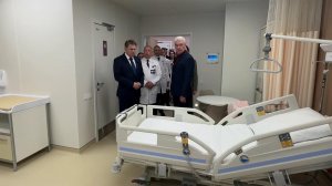 Мэр Москвы и глава Минздрава осмотрели роддом в обновленном корпусе ГКБ им. Вересаева.