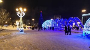 2. Уфа новогодняя-2020.Площадь Салавата Юлаева