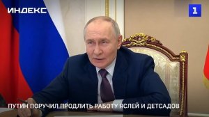 Путин поручил продлить работу яслей и детсадов