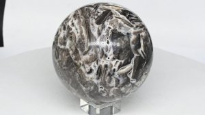 Шар из агата кружевного, диаметр 117мм, 2153г. 2043088