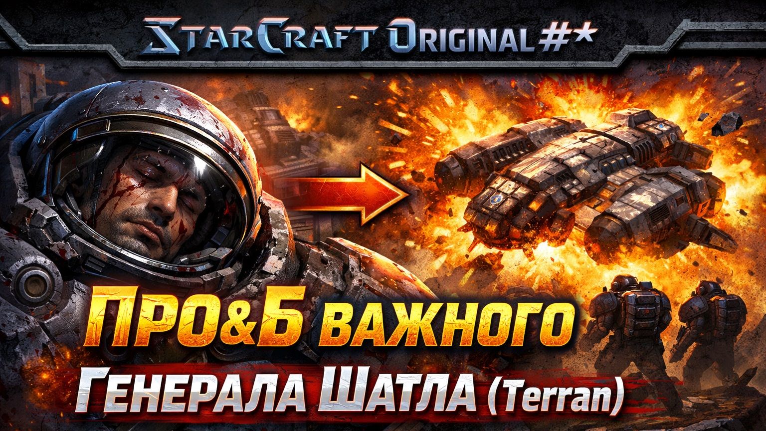 ПРО&^Б ВАЖНОГО ГЕНЕРАЛА ШАТЛА (Terran) ✝️ SC #StarCraft #️⃣_️⃣ смотреть онлайн