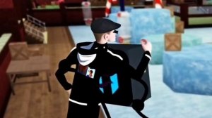 Обнялся с кем-то. (сделано нейросетью)