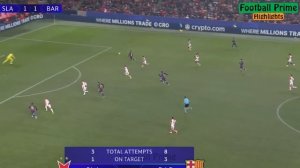 Славия Прага — Барселона 2 : 4