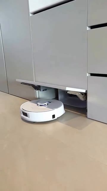 Как вам такой вариант хранения робота-пылесоса?