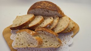 Хлеб на закваске. Хлеб с 75% гидратацией. Просто как 2+2