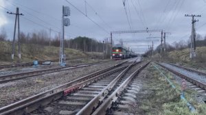 2ТЭ116 - 1710 с грузовым поездом / ст.Толмачево