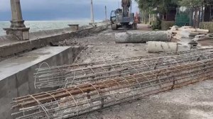 В Абхазии ремонтируют историческую набережную "Диоскуров"