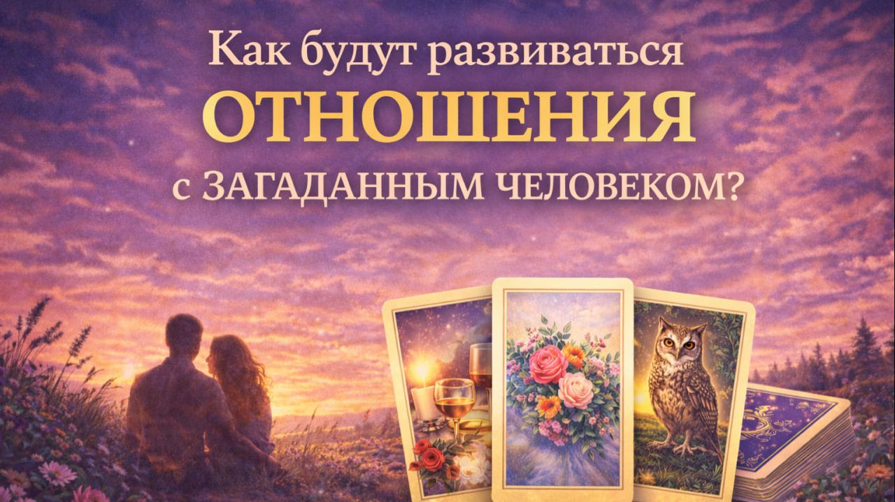 💡КАК БУДУТ РАЗВИВАТЬСЯ ОТНОШЕНИЯ С ЗАГАДАННЫМ ЧЕЛОВЕКОМ?