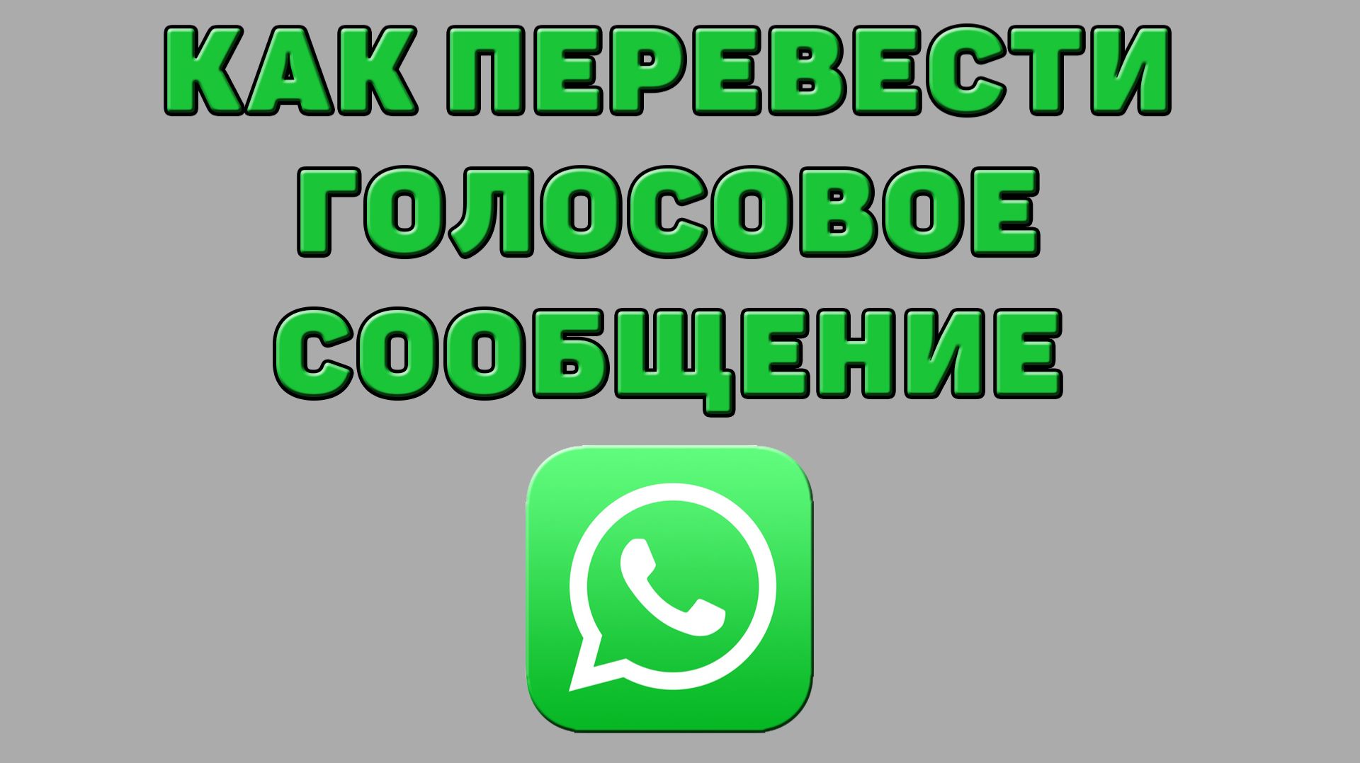 Как перевести голосовое сообщение в Ватсапе смотреть онлайн