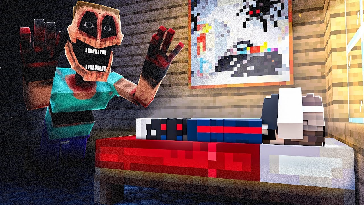 😨 Никогда Не ложись Спать в VR очках в Майнкрафт смотреть онлайн