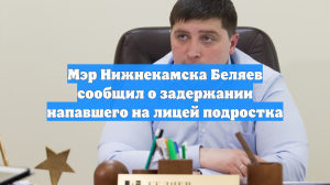 Мэр Нижнекамска Беляев: Напавший на школу подросток ранил уборщице руку