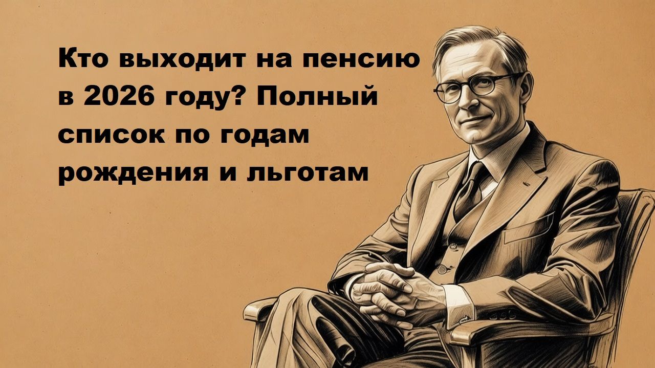 Какие года пойдут на пенсию в 2026 году смотреть онлайн