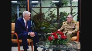 Президент Кубы и Рауль Кастро принимают министра внутренних дел России, 21.01.2026 (Текст в описании