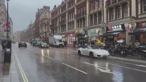 🇬🇧 ☔️ Лондон, Англия - Дождливые улицы города от Холборна до Сохо