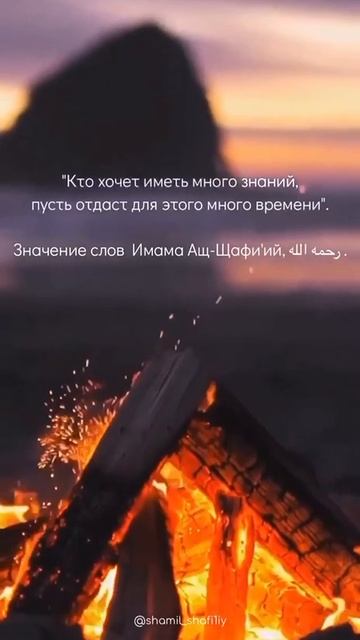 Наставление имама аш-Шафи'ий (рахlимахуЛлагь). Шейх Шамиль аш-Шафи'ий. смотреть онлайн