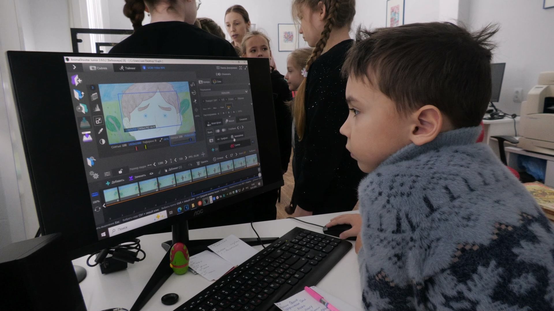 В студии «Мультстарт» создается новый мультфильм! смотреть онлайн