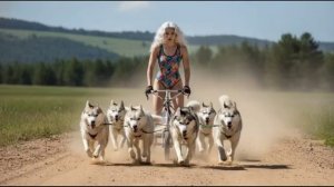 Катание на Хасках