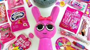 КОНФЕТНАЯ СЛАДКАЯ БОМБА ИЗ РОЗОВОГО СПРУНКИ! РАСПАКОВКА КОНФЕТ SPRUNKI РЕАКЦИЯ АСМР