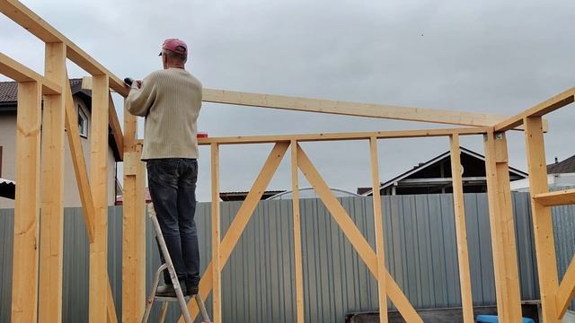 Установка стропил смотреть онлайн