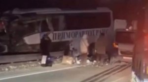 Число пострадавших в ДТП с автобусом в Приморье увеличилось до девяти человек